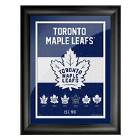 Toronto Maple Leafs 12 '' x 16 '' Team Tradition encadrée - Oeuvre d'art