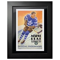 Toronto Maple Leafs 1934 Maple Leaf Gardens - Couverture de programme encadrée 12 '' x 16 ''
