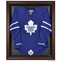 Vitrine de présentation du maillot avec logo encadré marron des Maple Leafs de Toronto (1970-2016)