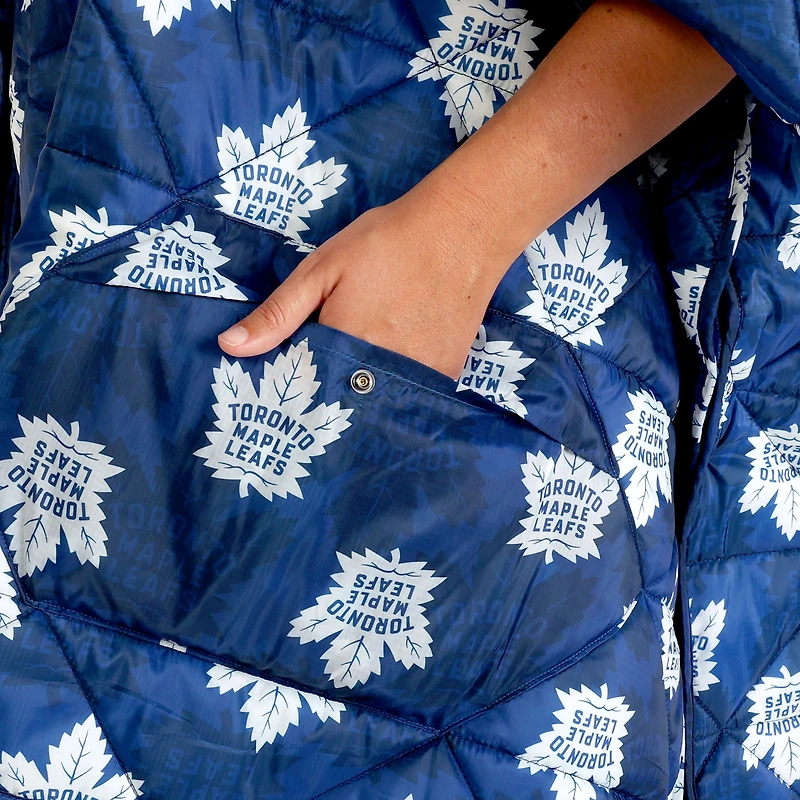 Toronto Maple Leafs 2-in-1 Hooded Outdoor Blanket