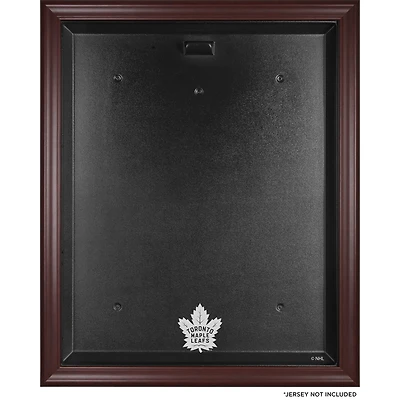 Toronto Maple Leafs (2016-Present) Mahogany Framed Logo Jersey Display Case