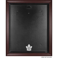 Vitrine de présentation du maillot avec logo encadré en acajou des Maple Leafs de Toronto (2016 à aujourd'hui)