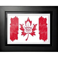 Photo encadrée de la fête du Canada 2023 des Maple Leafs de Toronto 12 po x 16 po