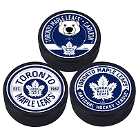 Maple Leafs de Toronto - Paquet de 3 rondelles