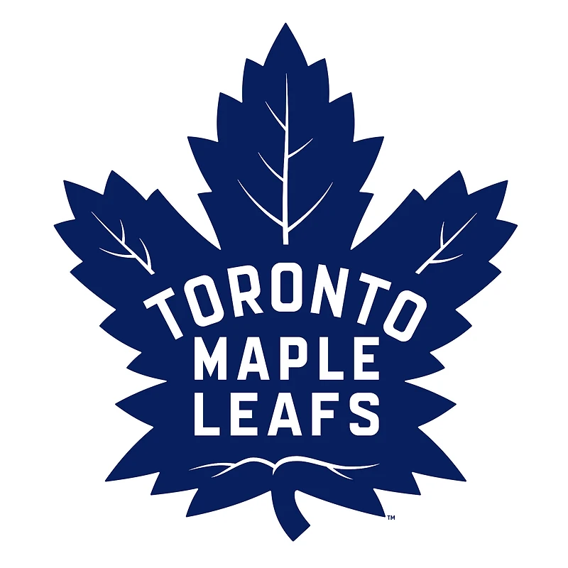 Autocollant mural repositionnable avec logo de l'équipe des Maple Leafs de Toronto, 36 po x 36 po