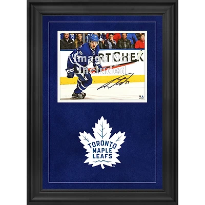 Cadre photo horizontal de luxe 8'' x 10'' des Maple Leafs de Toronto avec logo de l'équipe