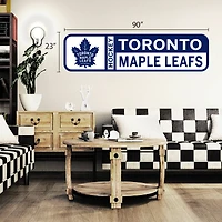 Toronto Maple Leafs 90'' x 23'' Team Logo Repositionable Wall Decal