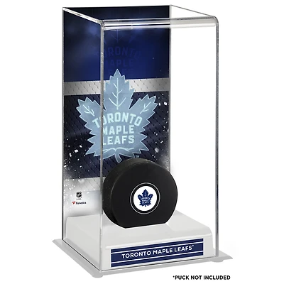 Étui de luxe pour rondelles de hockey des Maple Leafs de Toronto