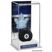Étui de luxe pour rondelles de hockey des Maple Leafs de Toronto