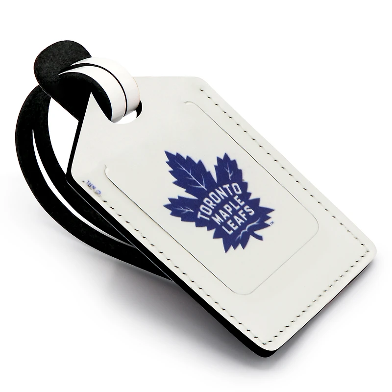 Maple Leafs de Toronto - Coffret cadeau trois pièces en cuir avec étiquette personnalisée