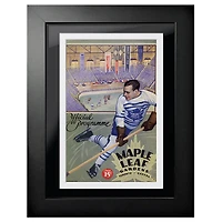 Toronto Maple Leafs Maple Leaf Gardens Arena - Couverture de programme encadrée 12'' x 16''