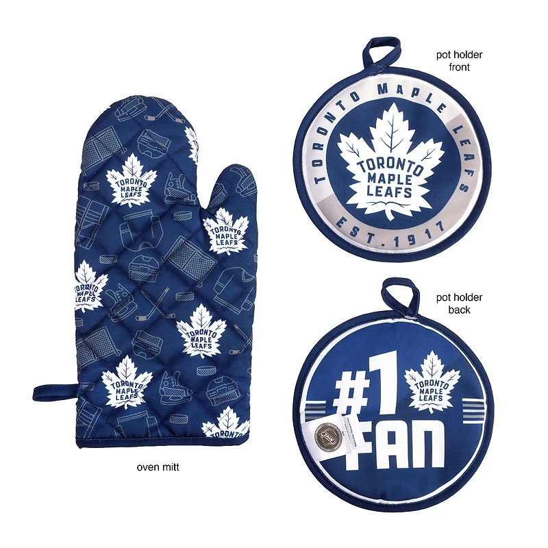 Toronto Maple Leafs Two-Piece Kitchen Mitt Set