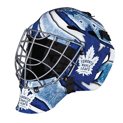 Réplique non signée du masque de gardien de but Franklin Sports des Maple Leafs de Toronto