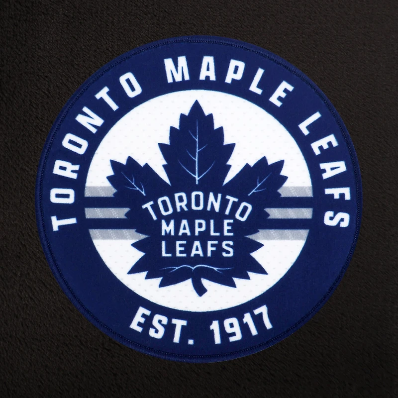 Peignoir unisexe noir des Maple Leafs de Toronto