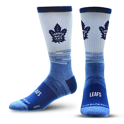 Chaussettes unisexes pour pieds nus, couleur ton sur ton, équipe des Maple Leafs de Toronto