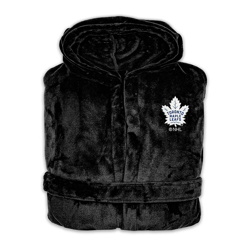 Ensemble sweat à capuche unisexe ISlide noir Toronto Maple Leafs Phantom et sandales Mantra Slide