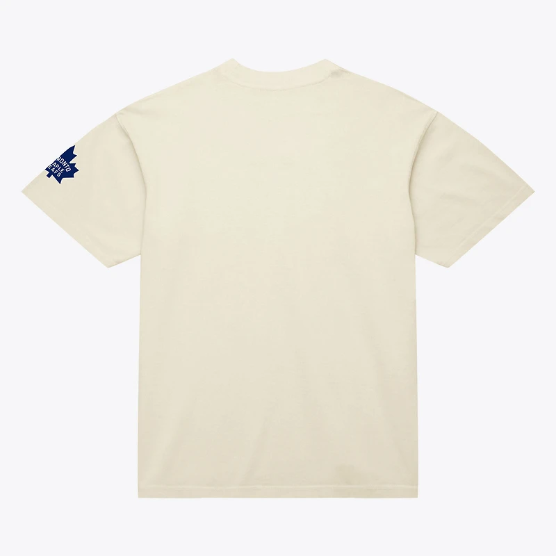 Unisex Mitchell & Ness Cream Toronto Maple Leafs Arched Team T-Shirt