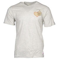 T-shirt unisexe Mitchell & Ness Oatmeal Toronto Maple Leafs Tough Love