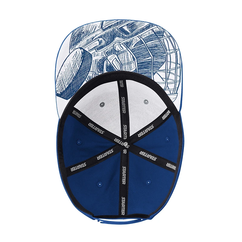 Casquette unisexe Starter bleue Toronto Maple Leafs Ol'Timey ajustable