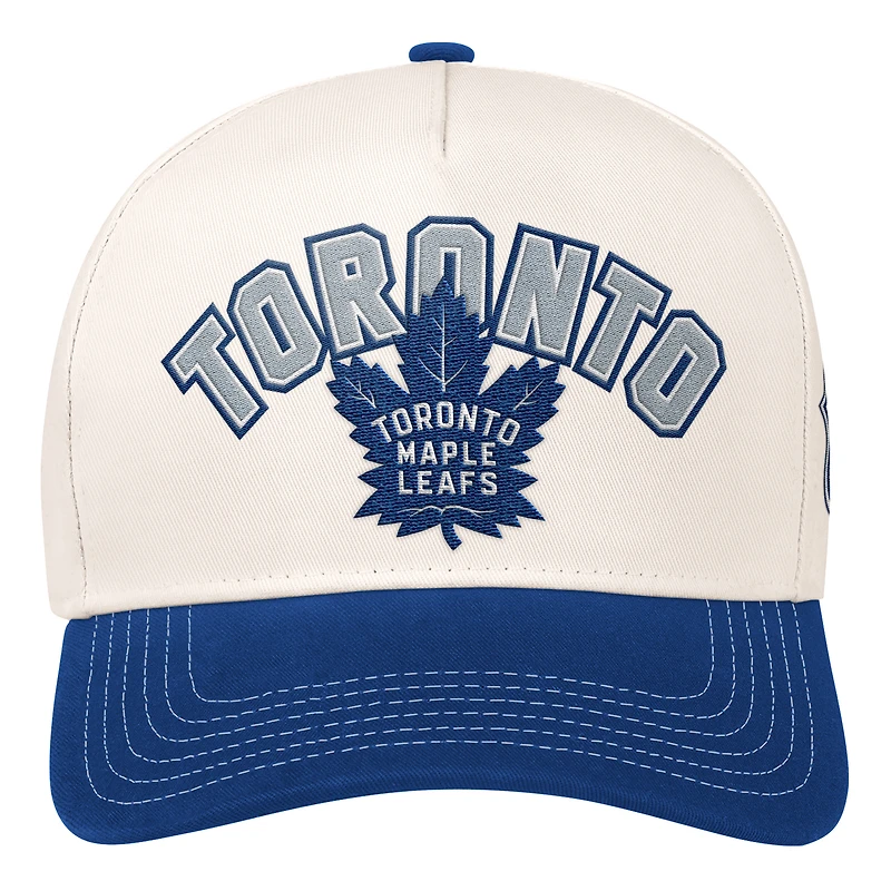 Unisex Starter White/Blue Toronto Maple Leafs Casual Adjustable Hat