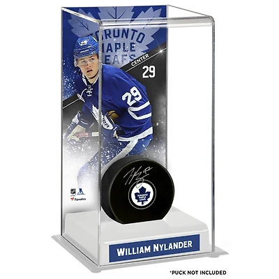 Étui de luxe pour rondelles de hockey de grande taille des Maple Leafs de Toronto de William Nylander