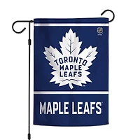WinCraft Toronto Maple Leafs Drapeau de jardin double face 12 po x 18 po