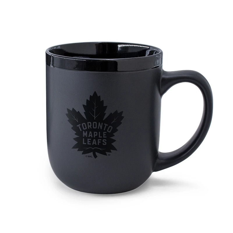 WinCraft Toronto Maple Leafs 17oz. Black Tonal Ceramic Mug
