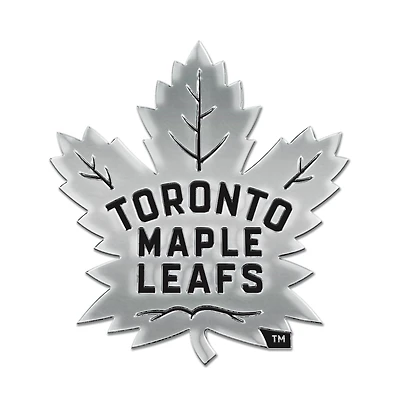 Emblème chromé pour voiture WinCraft des Maple Leafs de Toronto