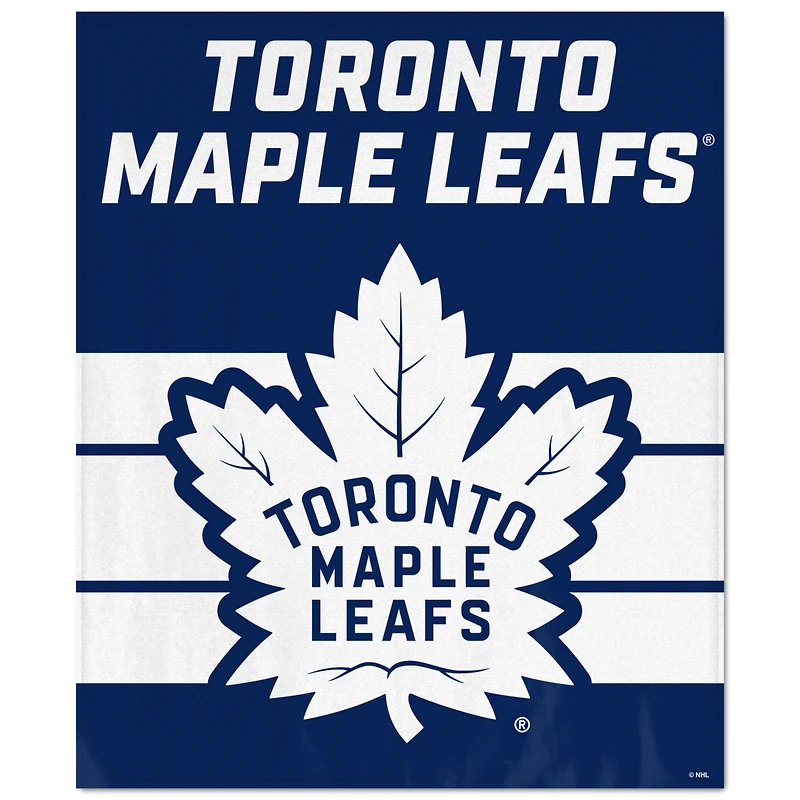 Couverture ultra moelleuse WinCraft des Maple Leafs de Toronto (50 po x 60 po)