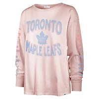 Women's '47 Pink Toronto Maple Leafs Cloud Nine Long Sleeve T-Shirt