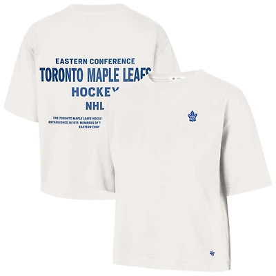 T-shirt court pour femmes '47 Sand Toronto Maple Leafs Leon Foundation City