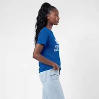 Women's Champion  Blue Toronto Maple Leafs Wordmark Lockup T-Shirt
