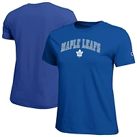 Women's Champion  Royal Toronto Maple Leafs Arch Mascot Logo T-Shirt