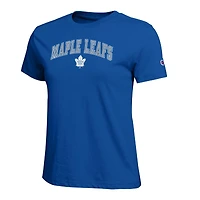 T-shirt féminin Champion Royal Toronto Maple Leafs avec logo de la mascotte Arch