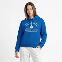 Women's Champion  Royal Toronto Maple Leafs Arched Pill Box Hoodie