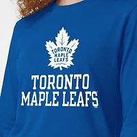 Women's Champion  Royal Toronto Maple Leafs Wordmark Lockup Long Sleeve T-Shirt