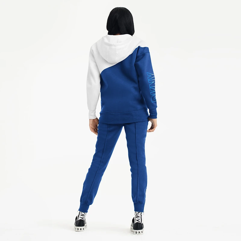 Women's DKNY Sport Blue Toronto Maple Leafs Gina Full-Zip Hoodie - Jacket