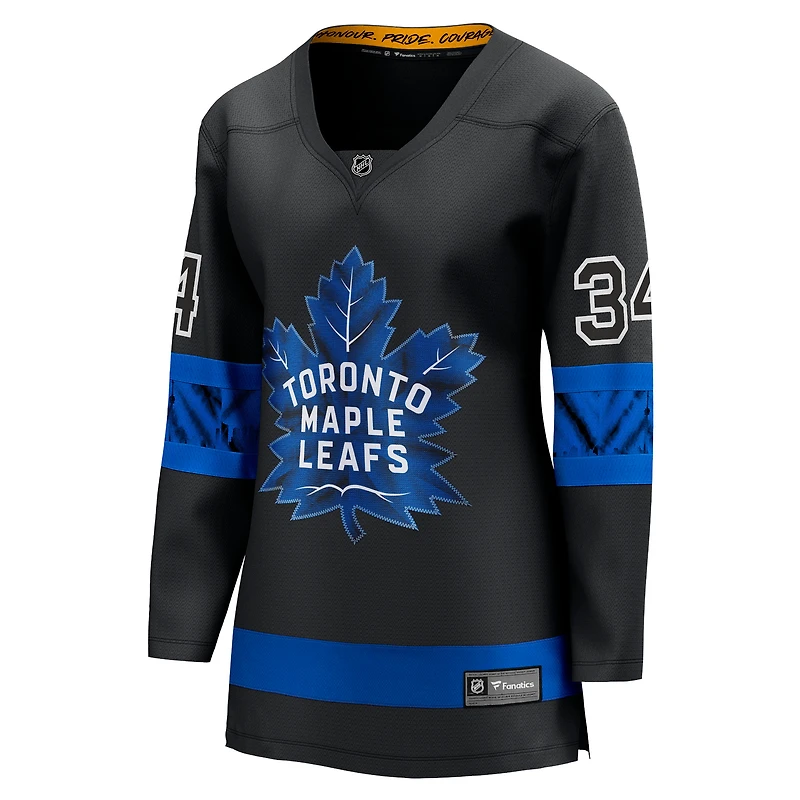 Women's Fanatics Auston Matthews Black Toronto Maple Leafs Alternate Breakaway Jersey