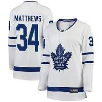Women's Fanatics Auston Matthews White Toronto Maple Leafs Away Breakaway Jersey