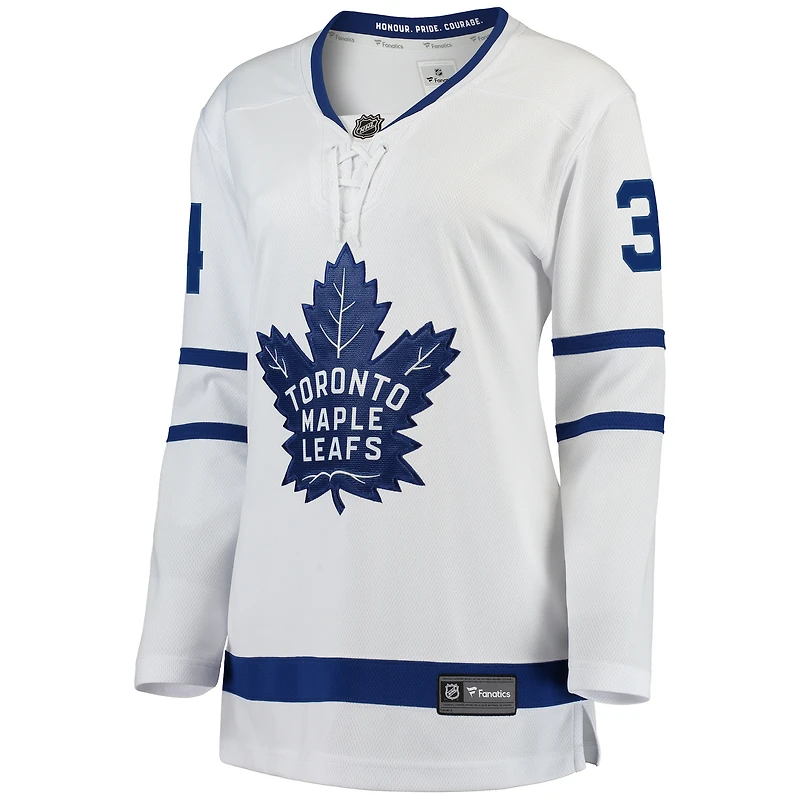 Women's Fanatics Auston Matthews White Toronto Maple Leafs Away Breakaway Jersey