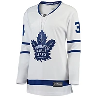 Women's Fanatics Auston Matthews White Toronto Maple Leafs Away Breakaway Jersey