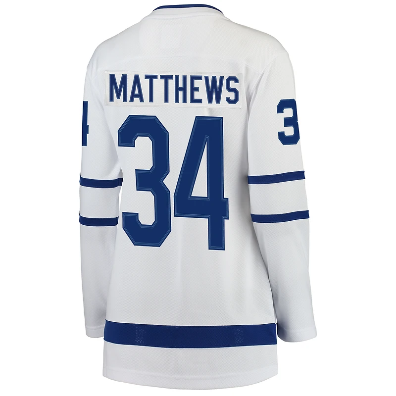 Women's Fanatics Auston Matthews Royal Toronto Maple Leafs Home Breakaway Jersey