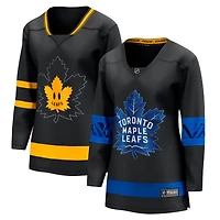 Fanatics pour femmes noirs Maple Leafs de Toronto - Maillot vierge réversible Alternate Premier Breakaway