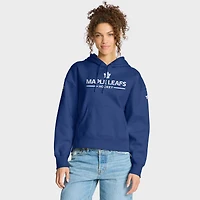 Sweat à capuche Authentic Pro Primary bleu pour femme des Maple Leafs de Toronto