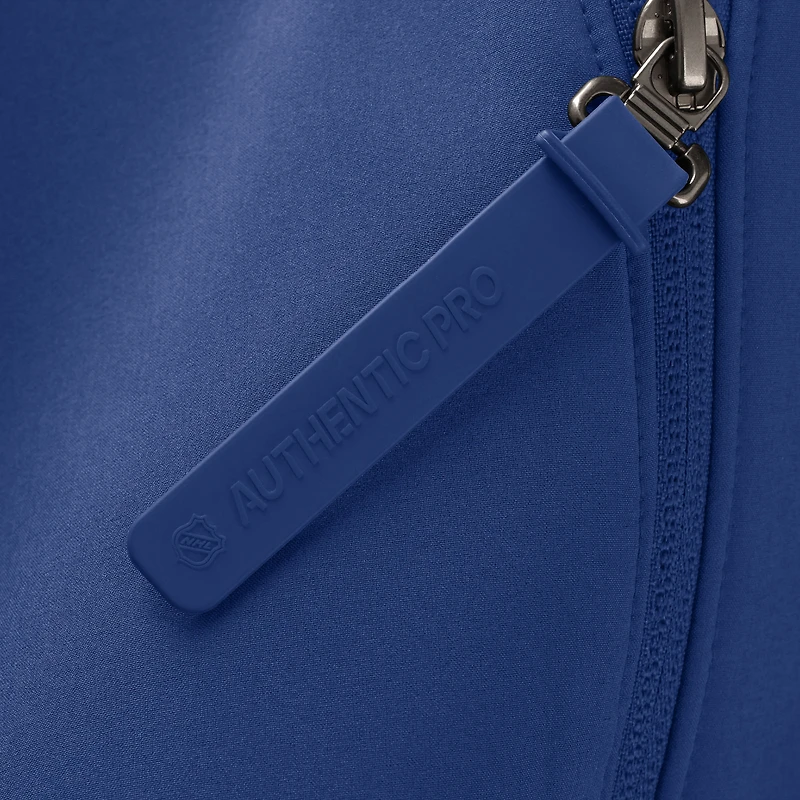 Women's Fanatics Blue Toronto Maple Leafs Authentic Pro Rink Raglan Full-Zip Hoodie