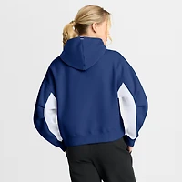 Women's Fanatics Blue Toronto Maple Leafs Back Check Boxy Hoodie