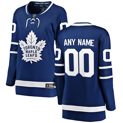 Women's Fanatics Blue Toronto Maple Leafs Breakaway - Custom Jersey
