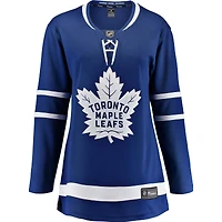 Maillot bleu Fanatics pour femme des Maple Leafs de Toronto à domicile Breakaway