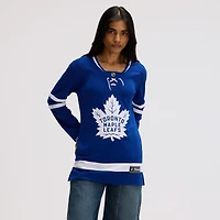 Maillot bleu Fanatics pour femme des Maple Leafs de Toronto à domicile Breakaway