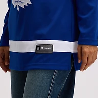Maillot domicile des Maple Leafs de Toronto bleu pour femmes (modèle Breakaway) Fanatics